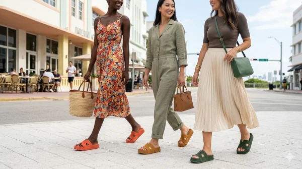 Sandalias SARI Elite: Confort Premium con Diseño "H" y Textura de TerciopeloProducto sin nombre's foto | IMM Morón |  BizneCubano