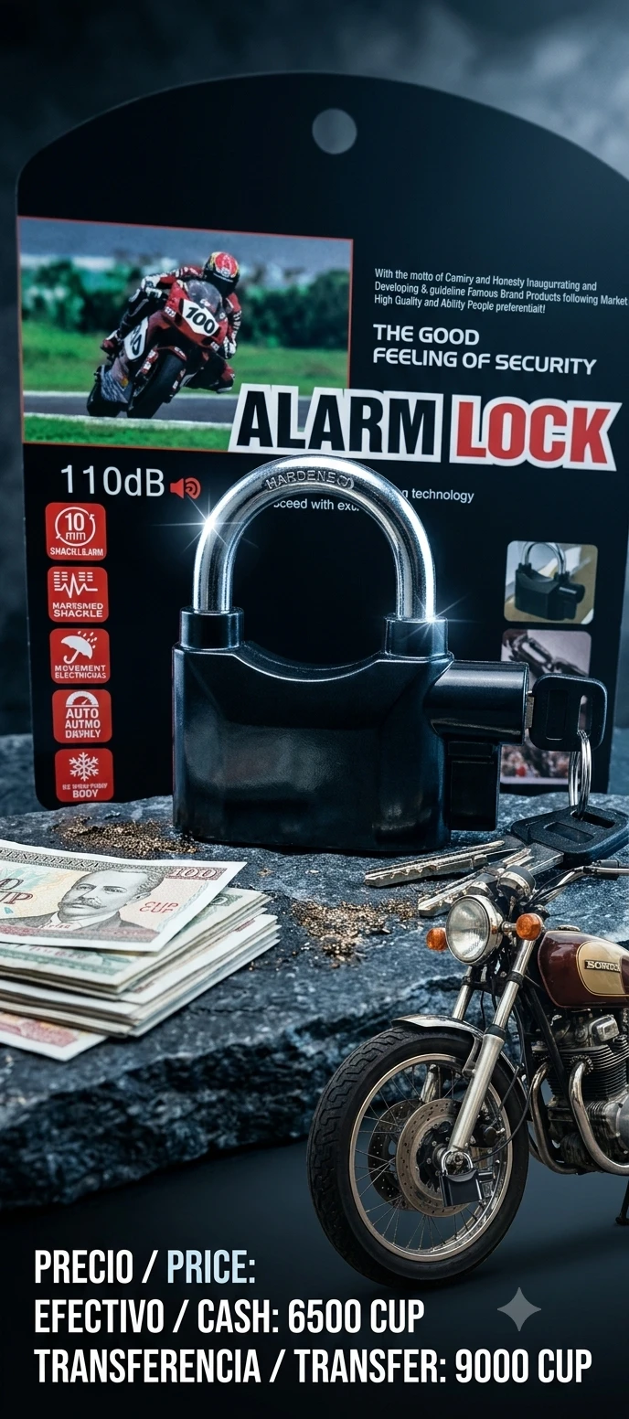 Candado con Alarma's foto | IMM Morón |  BizneCubano