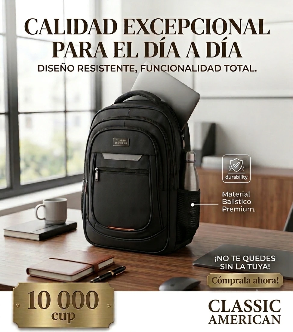 Mochila Classic American's foto | IMM Morón |  BizneCubano